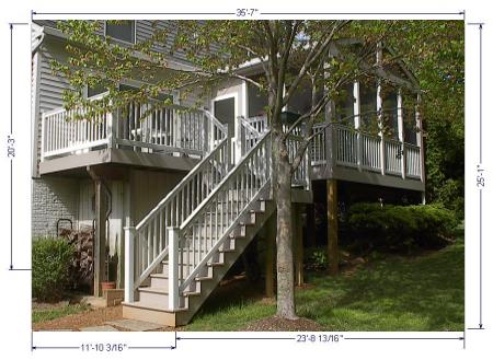 Bathroom Design on Deck Porch 3d Design Renovation And Remodeling Screen In Decks Patios